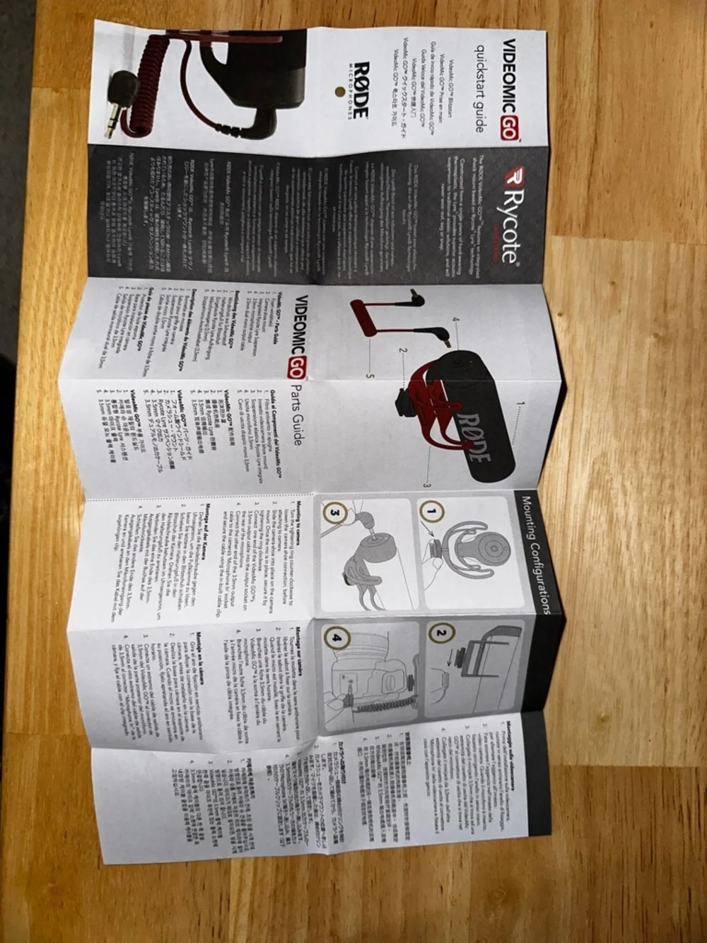 Black Shotgun Microphone with Red Shock Mount - Picture 4 of 4